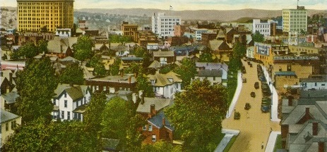 Uniontown PA The Old High Schools 1909, 1937